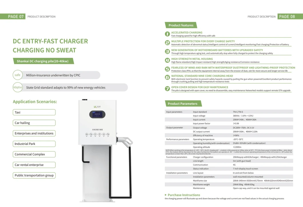 Electric Cars Family Using Wall Mounted AC Fast EV Charging Wallbox