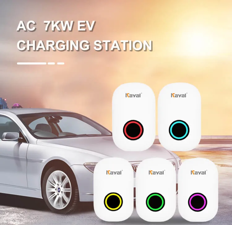 Kayal 7kw APP Electric Car EV Charger Wallbox with Type 2 Plug