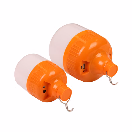 Luce di emergenza a LED impermeabile con telecomando ricaricabile solare USB per tenda da campeggio portatile di vendita calda di Amazon