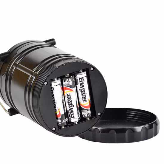 Brightenlux Lampada portatile da esterno 6 LED Ricaricabile Lampada da campeggio solare pieghevole Illuminazione per tende