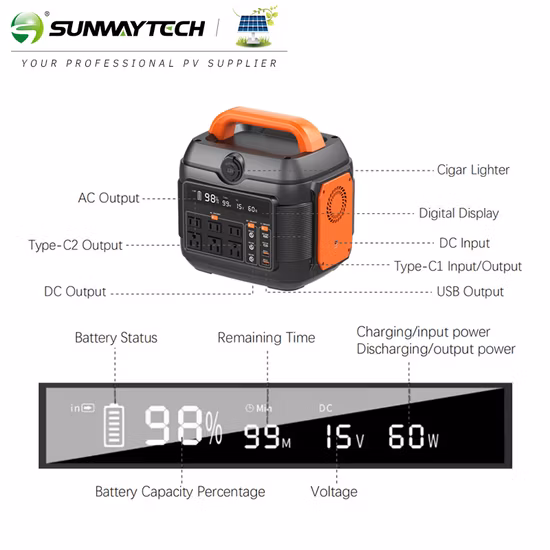 Centrale elettrica portatile domestica all'aperto della batteria al litio dello Li-ione di energia solare FCC MSDS per il computer portatile